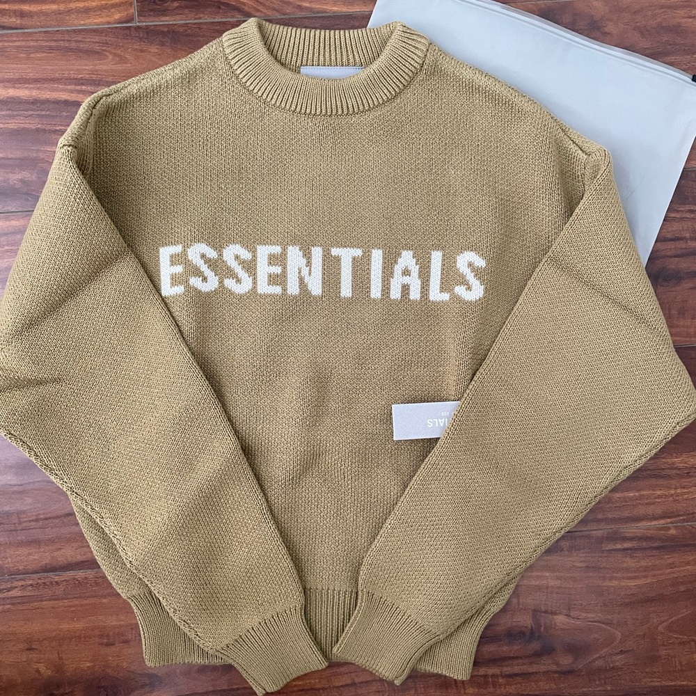 Authentic FOG Essentials Kids Knit Sweater Amber size M (8)